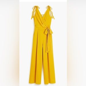 J.Crew Collection wide-leg jumpsuit in satin-crepe